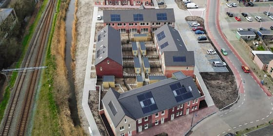 Oplevering zonnepanelen project